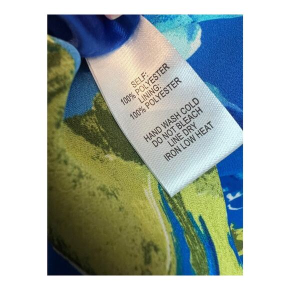 Lulus Sweetest Song Blue Floral Print Backless Long Sleeve Romper Small Shorts - Picture 6 of 6